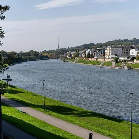 Daire Vistula River Luxury Krakow